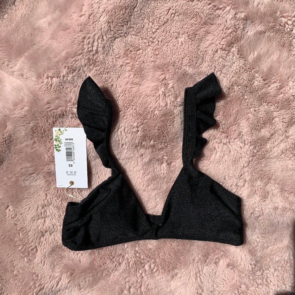 Chelsea and Violet Black Bikini Top